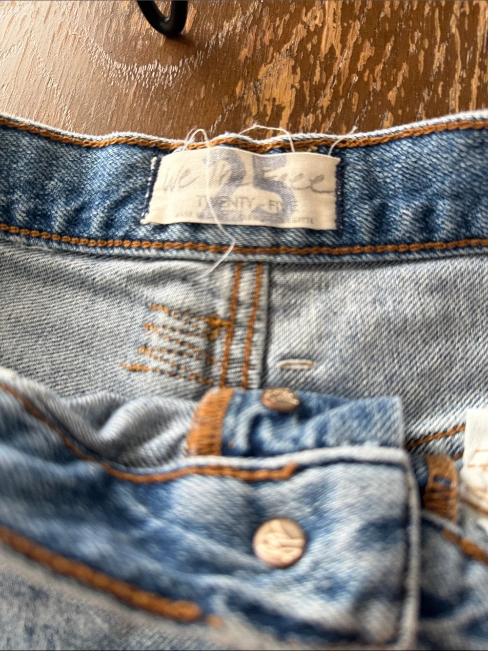 Free People We The Free Makai Cutoff Denim Shorts Loose Cannon 25
